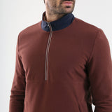 PUERTO - CHOCOLATE sweater - man - Chervò USA