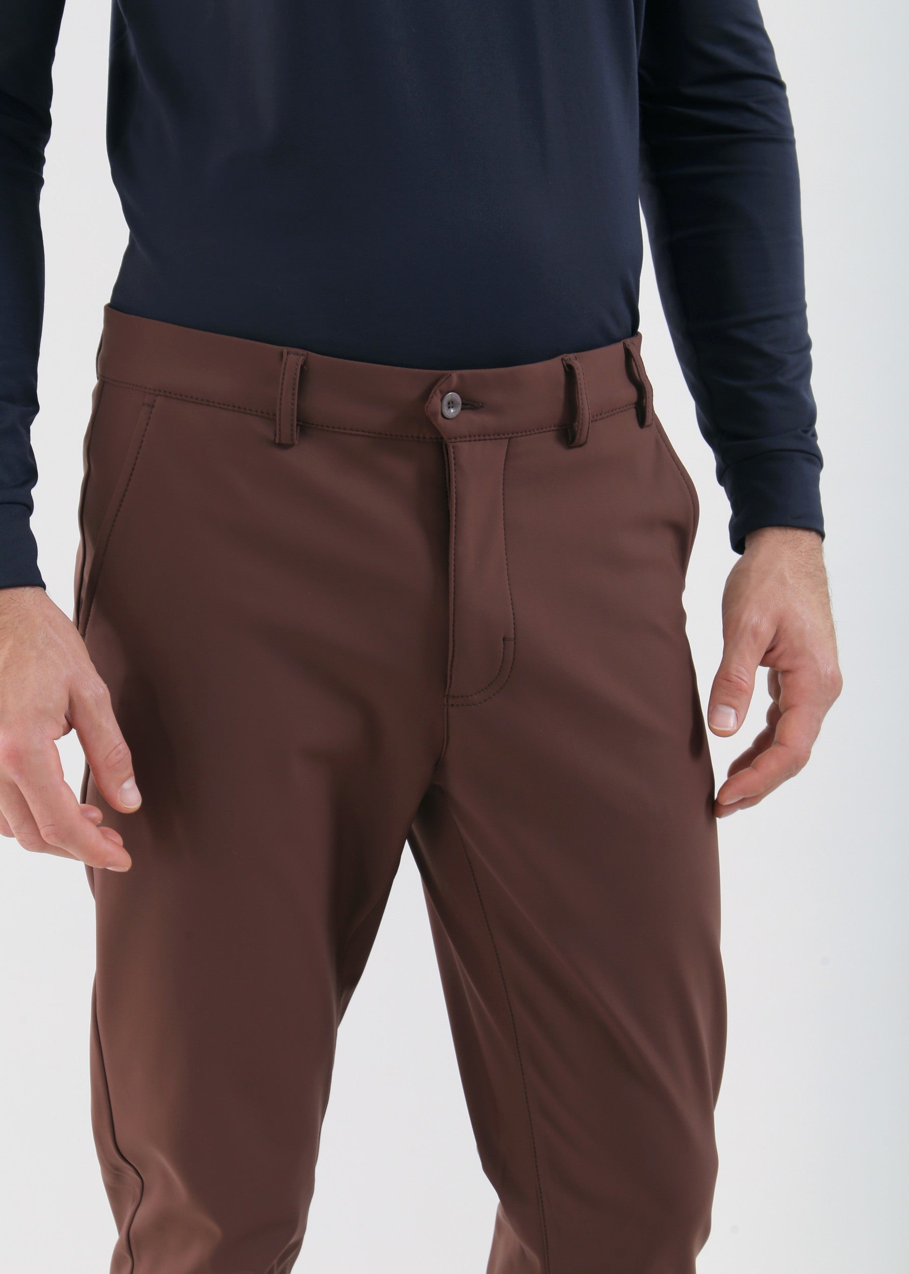 SETTO-FW26 - MIDNIGHT BLACK trousers - man - Chervò USA