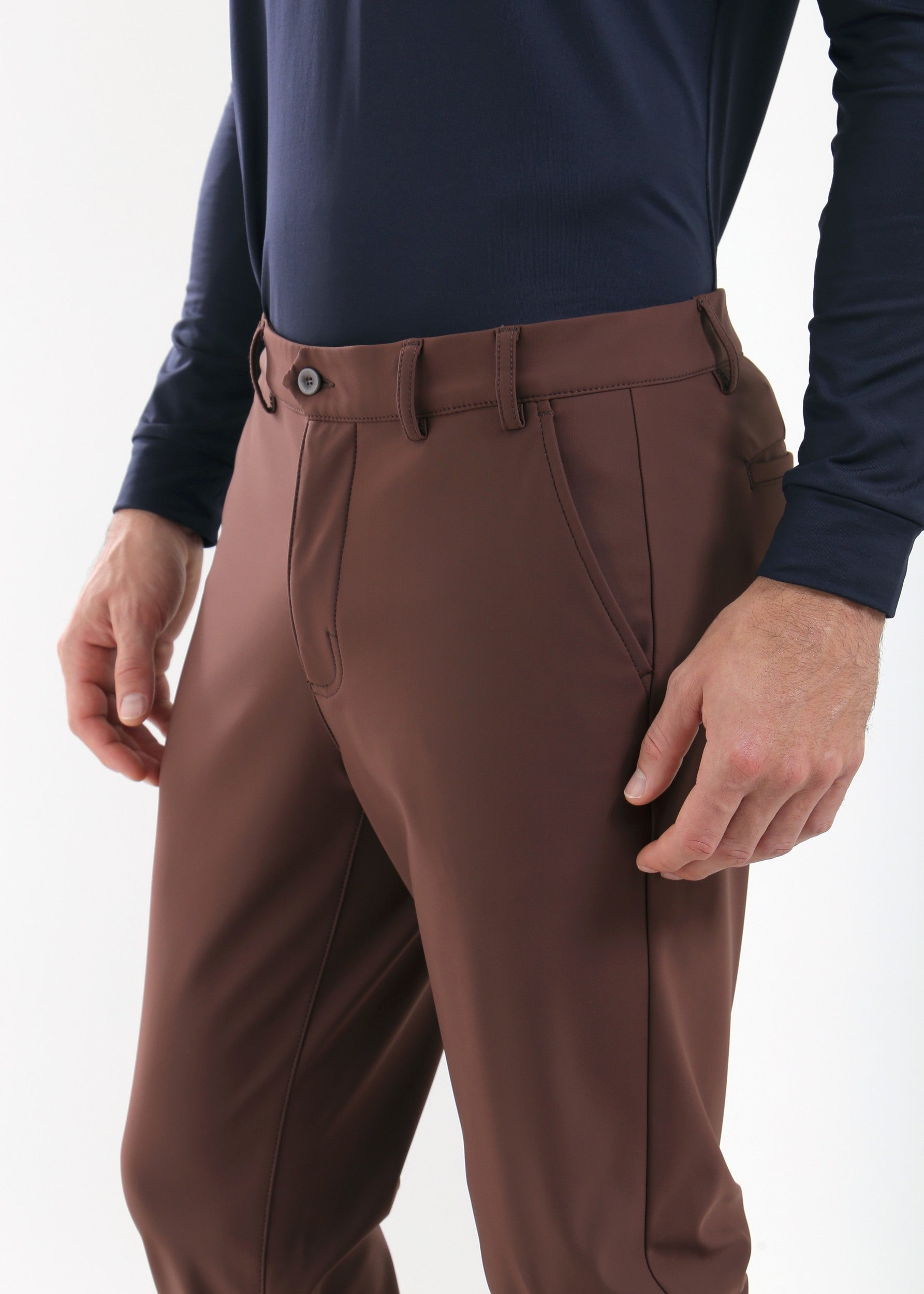 SETTO-FW26 - MIDNIGHT BLACK trousers - man - Chervò USA