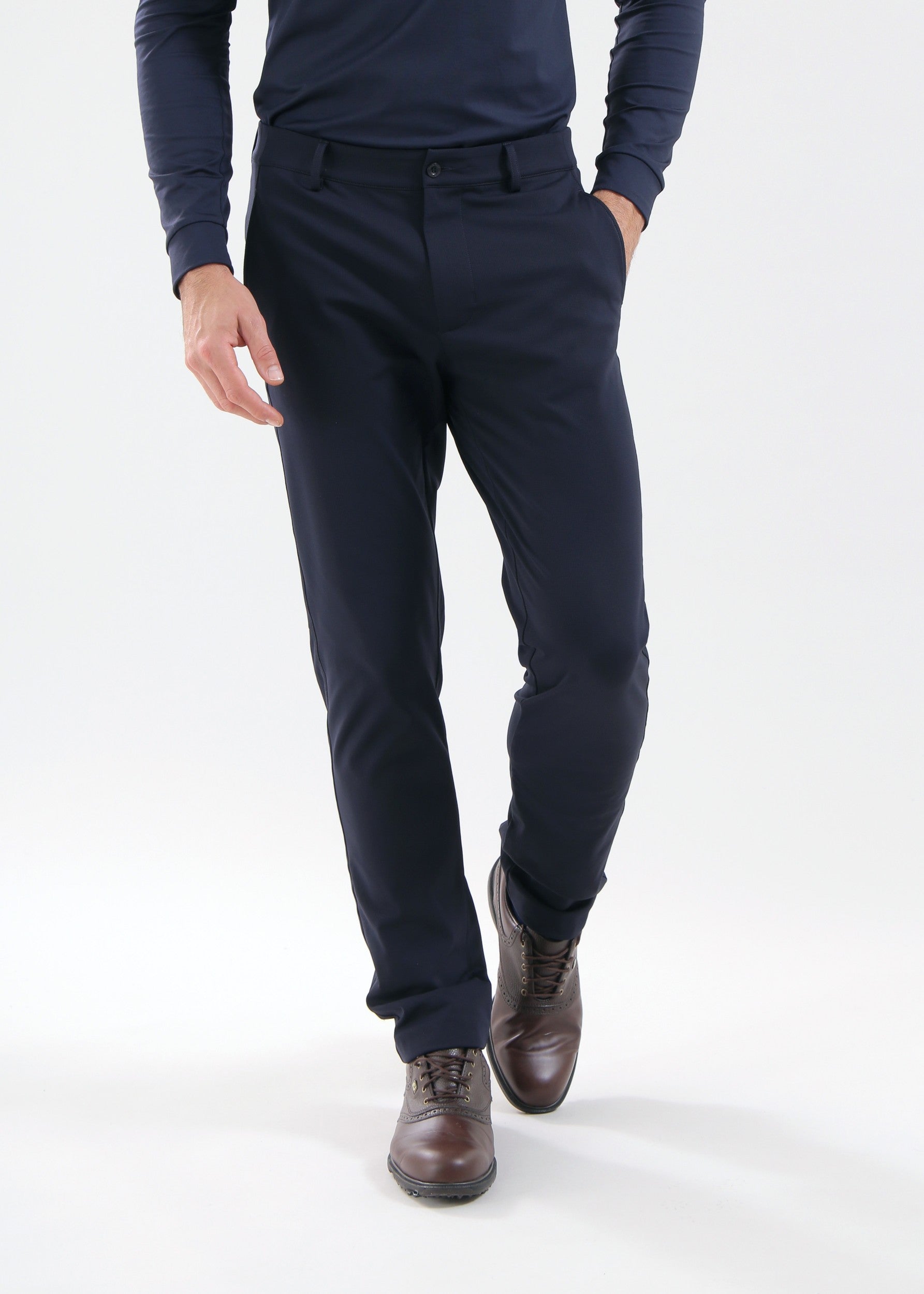 STEIMBERG - MIDNIGHT BLACK trousers - man - Chervò USA