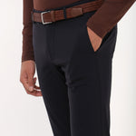 STEIMBERG - MIDNIGHT BLACK trousers - man - Chervò USA