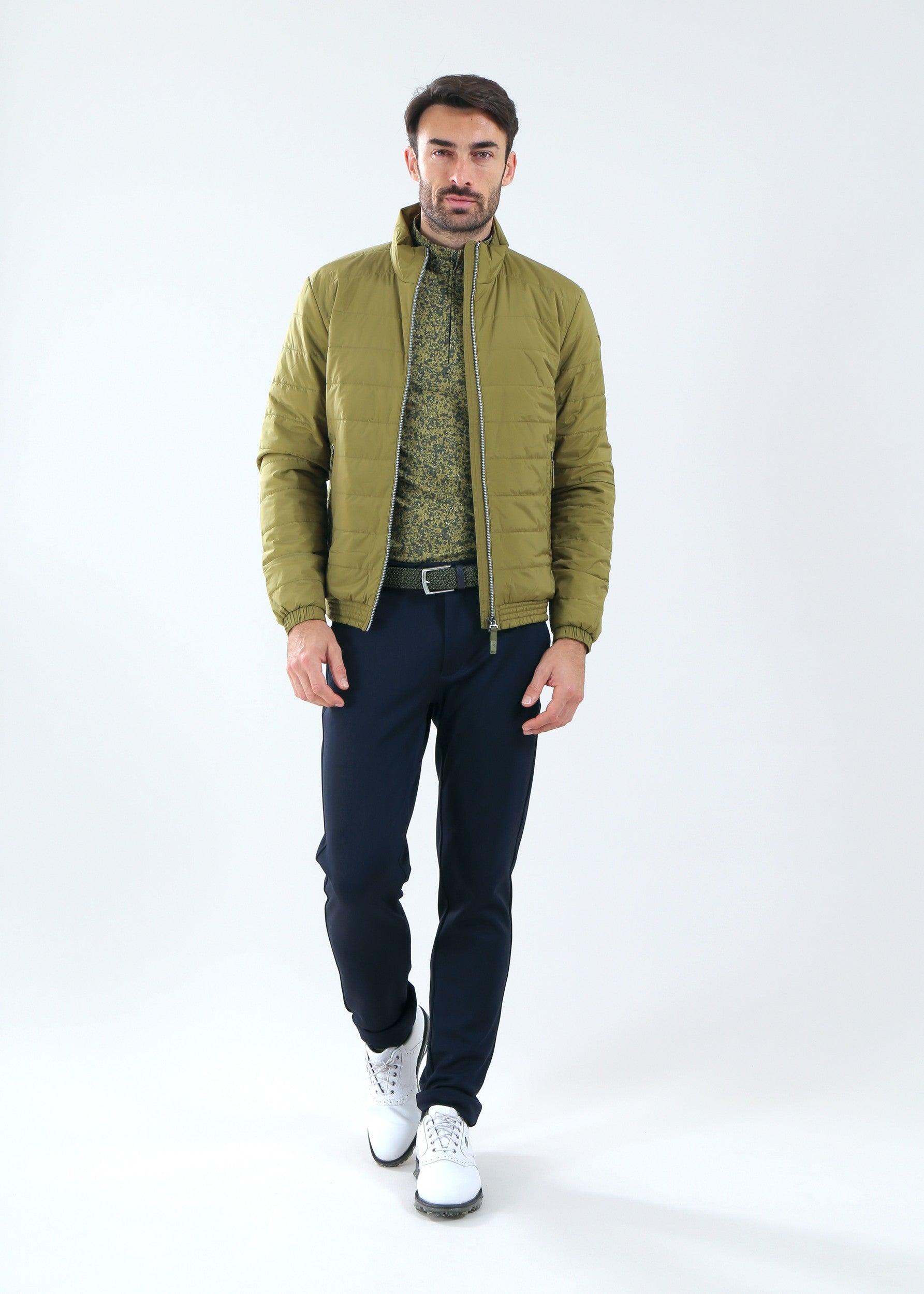 THOMAS - ENVY GREEN PIXELS turtleneck - man - Chervò USA