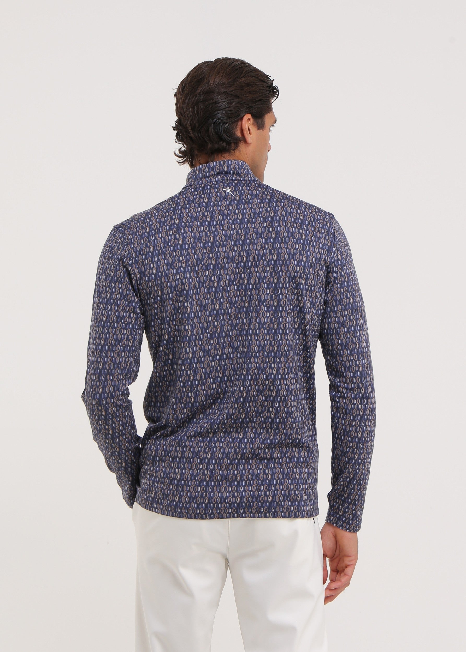THOMAS - ENVY GREEN PIXELS turtleneck - man - Chervò USA