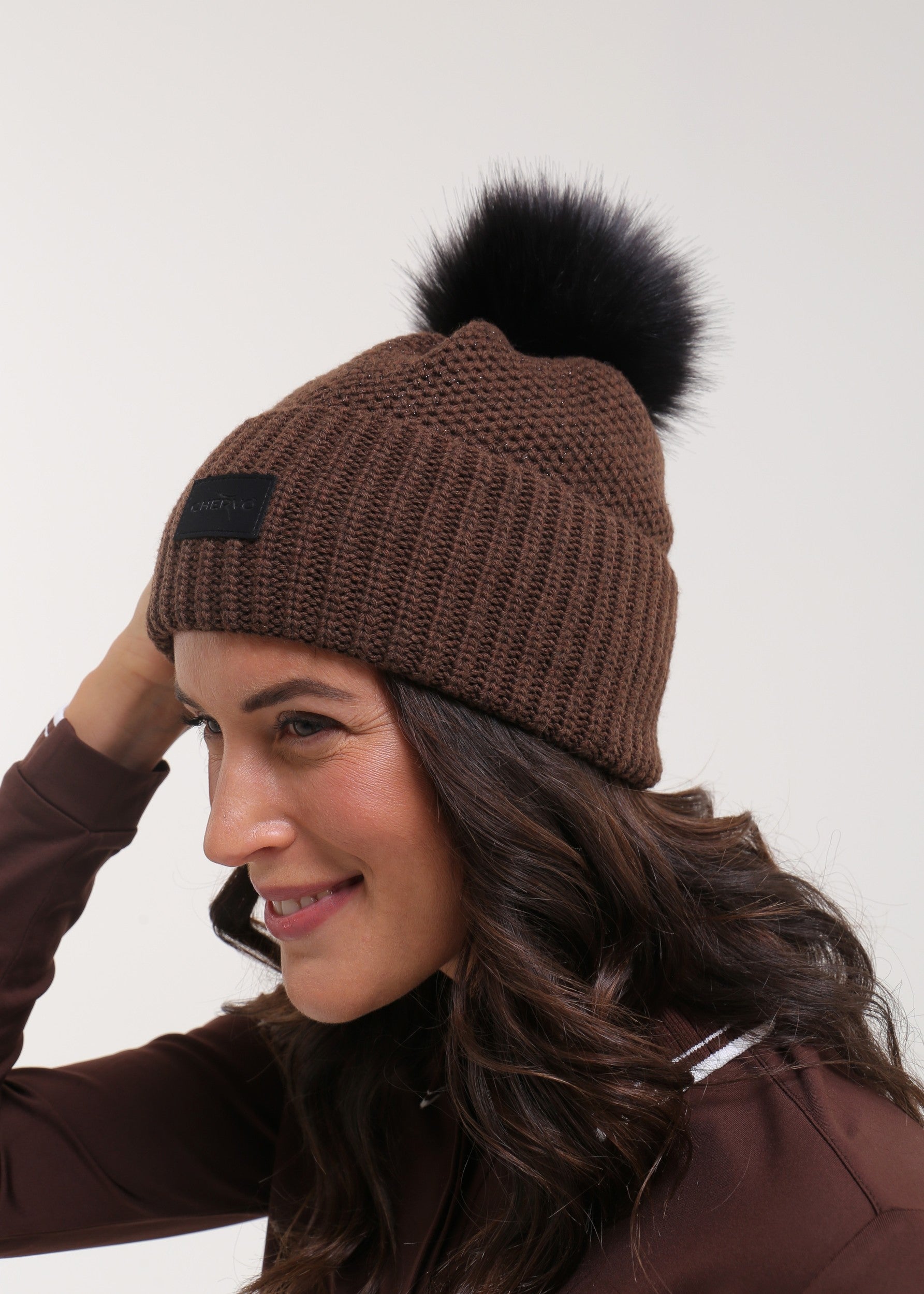 WISTERIA - MIDNIGHT BLACK headwear - woman - Chervò USA