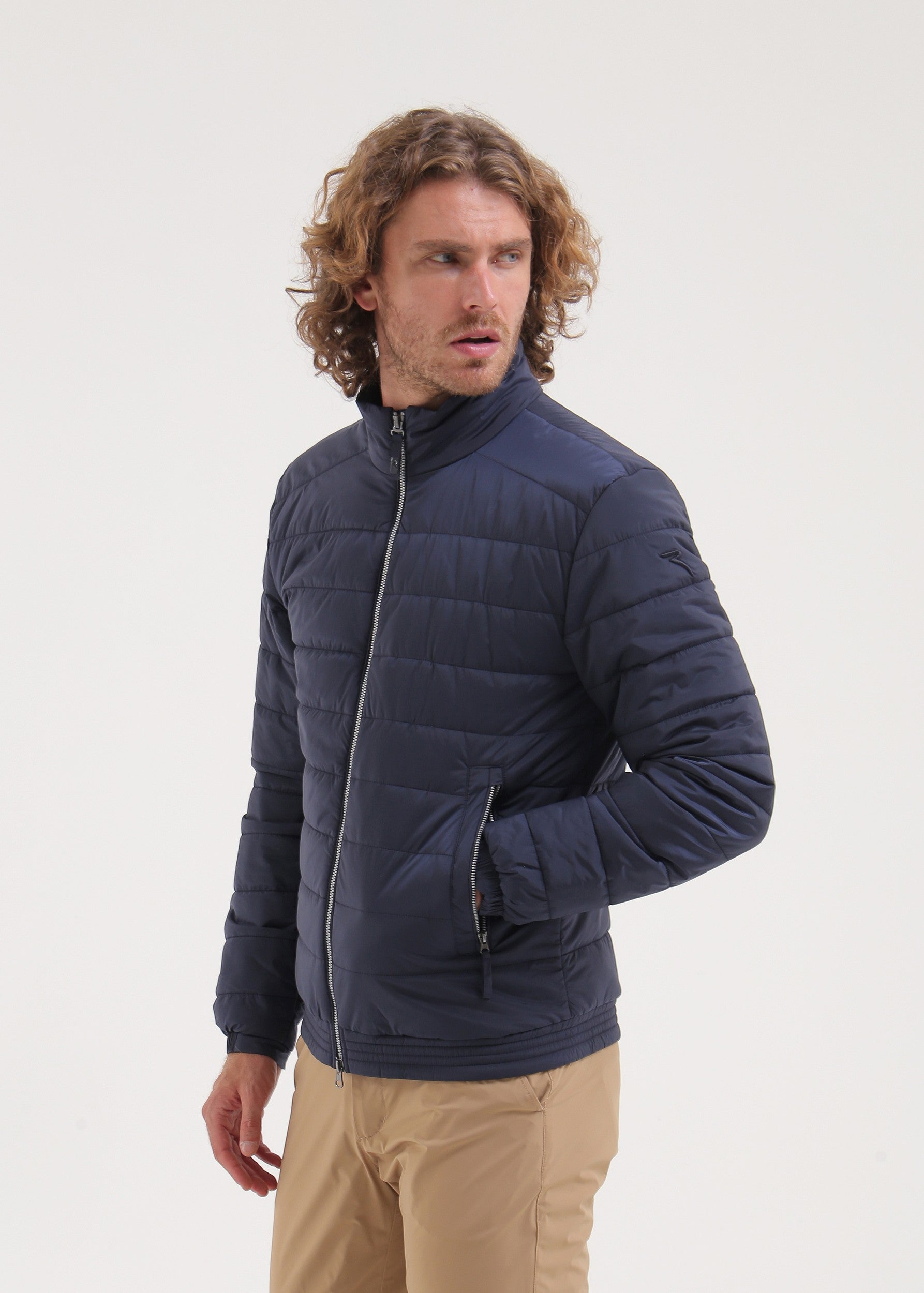 MARIO - TIMELESS NAVY jacket - man - Chervò USA