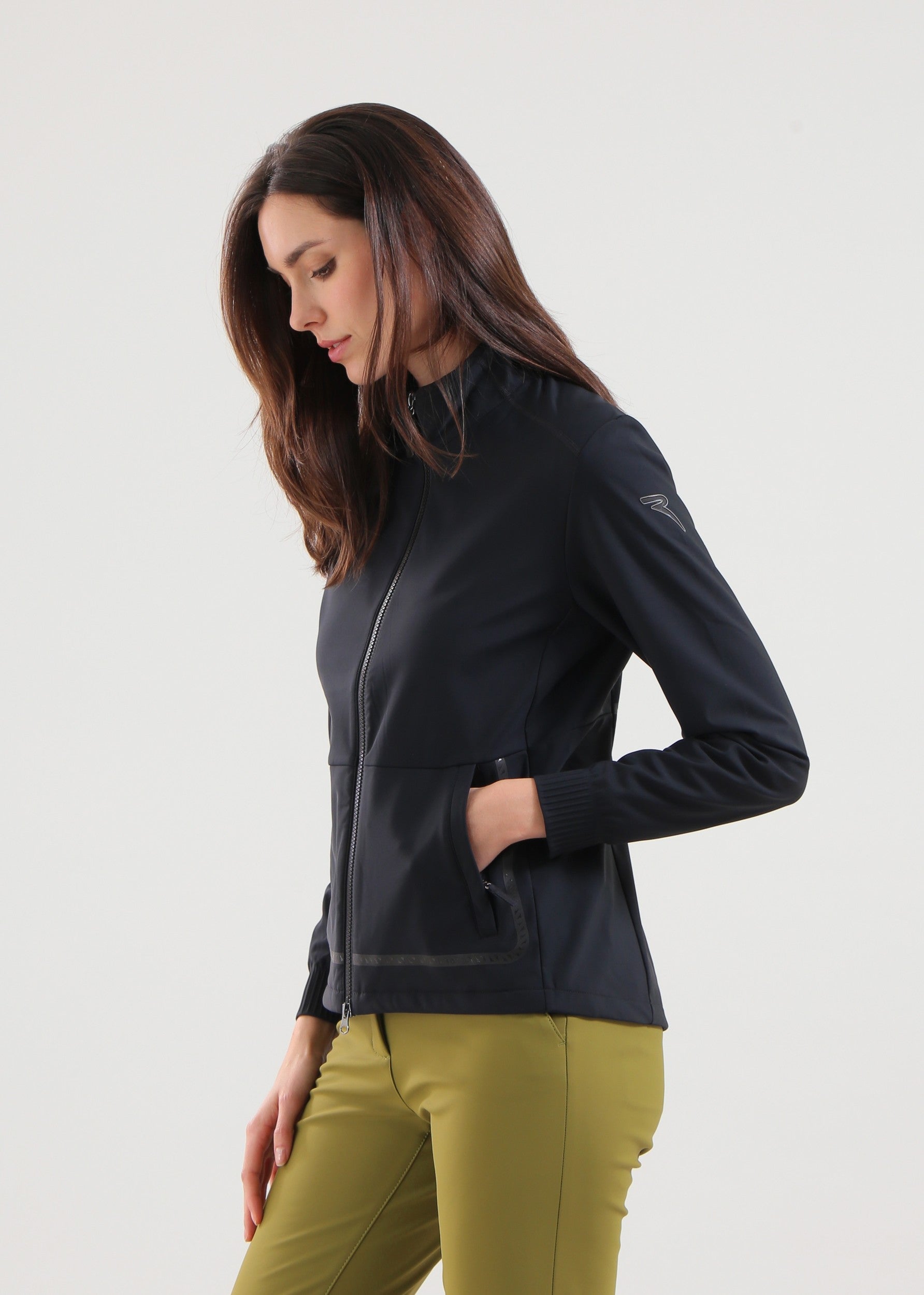 MARGOT - DEEP WELL BLACK jacket - Chervò USA