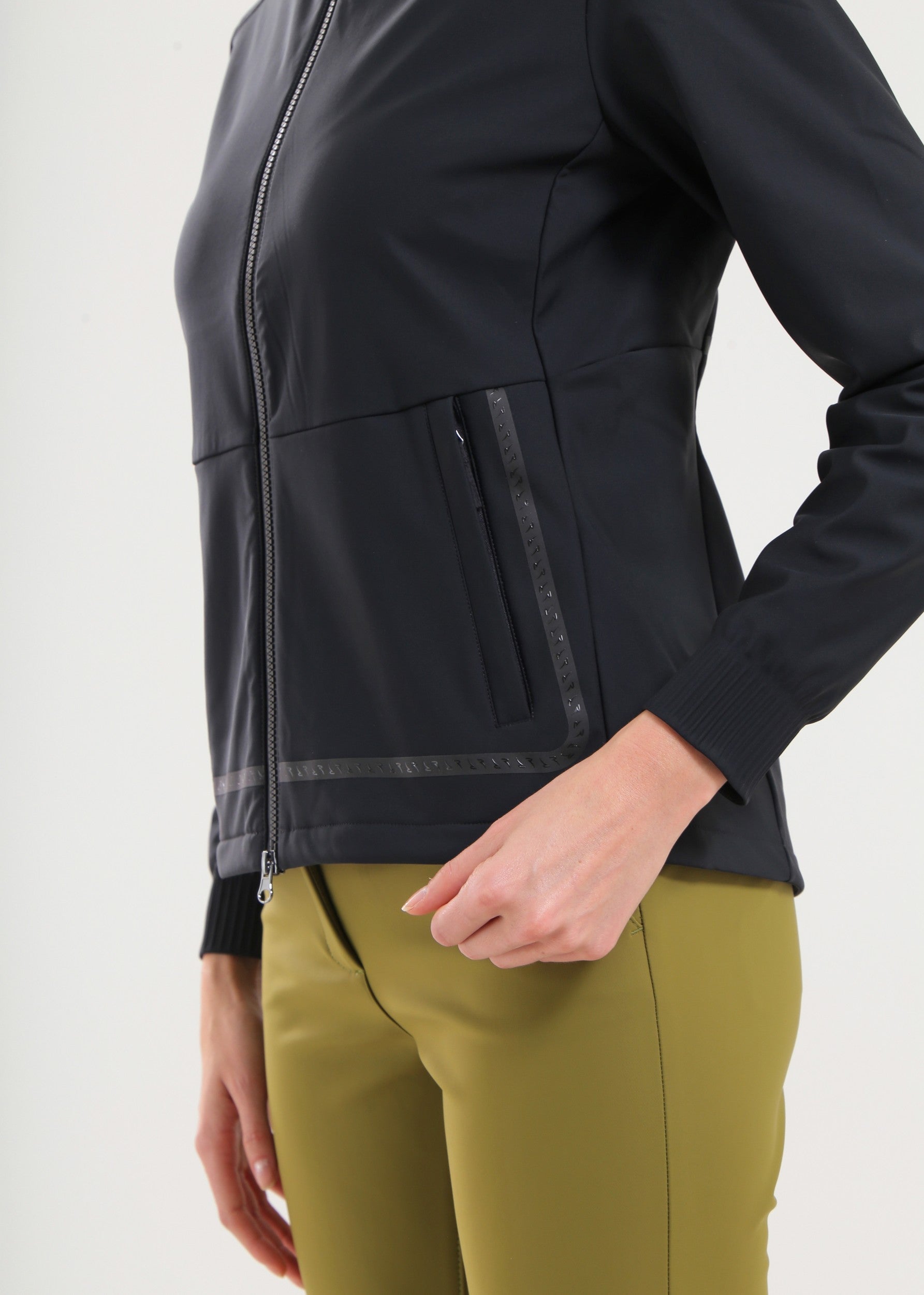 MARGOT - DEEP WELL BLACK jacket - Chervò USA